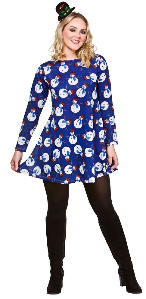 Snowman Christmas Dress