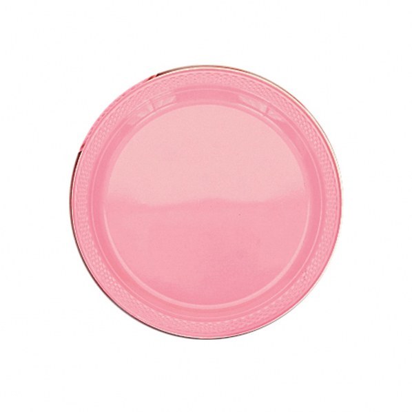 Pink Plastic Party Plates