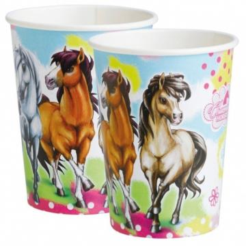 Horse Print Paper Cups - 8 Pack