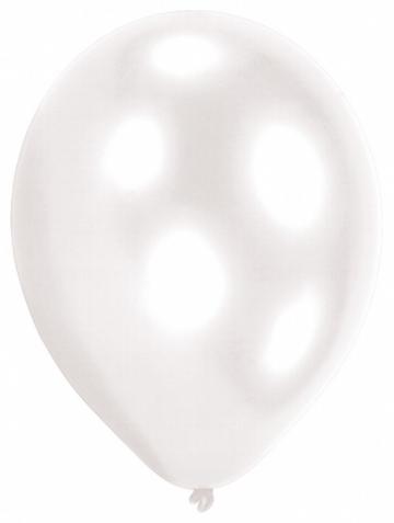 White Balloons 9" - 10 Pack
