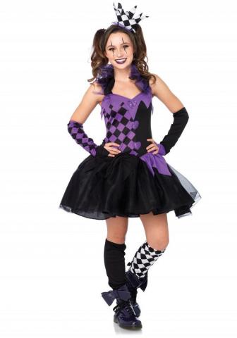 Teen Festive Jester costume