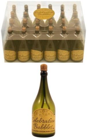 Mini Champagne Bubble Bottles - 24 Pack