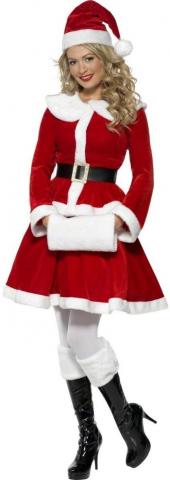 Plus Size Miss Santa costume