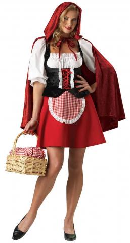 Deluxe red riding hood costume