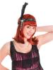 Flapper Headband with Feather On model