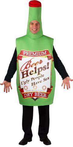 Funny Beer Bottle Costume