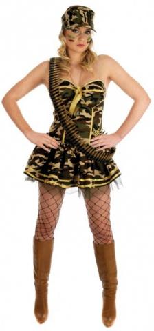 Commando Girl Costume