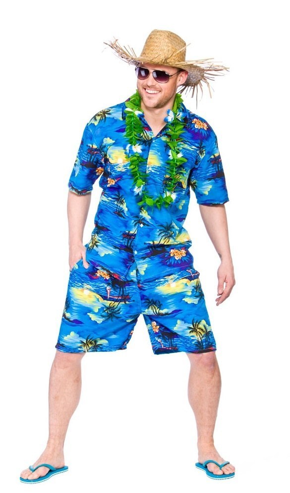 Hawaiian Beach Party - Blue Palm
