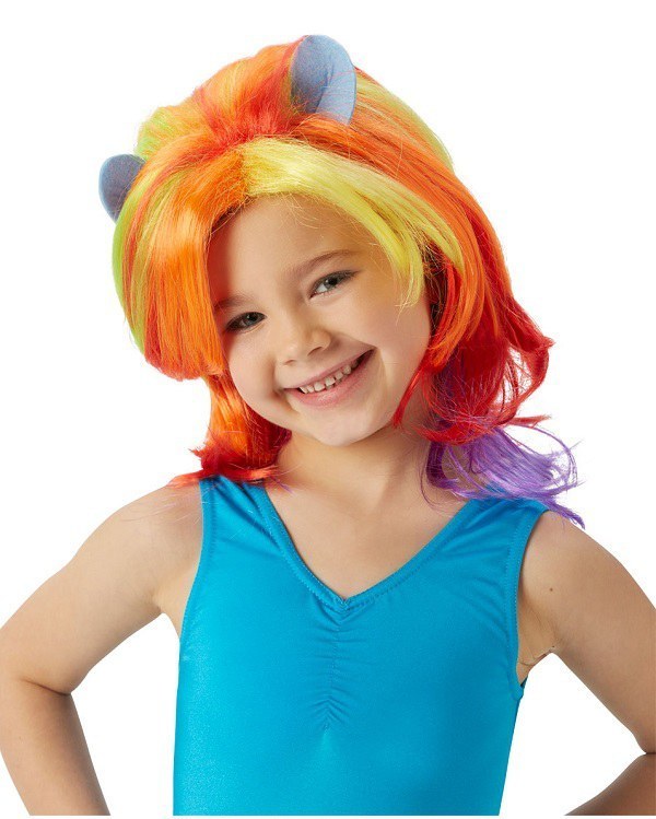 Rainbow Dash Wig Kids