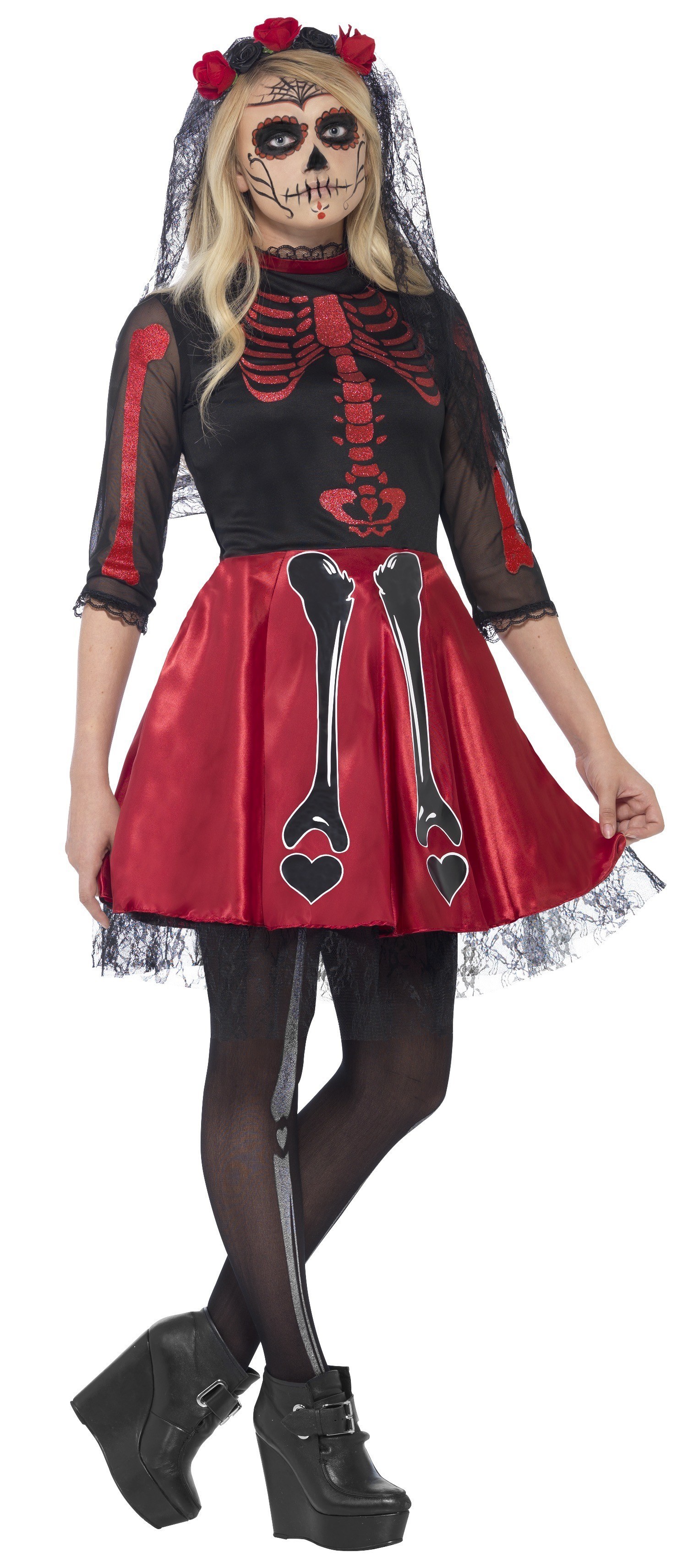 Ladies Day of the Dead Diva Costume