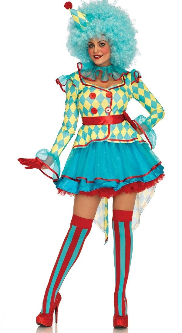 Ladies Carnival Clown Costume
