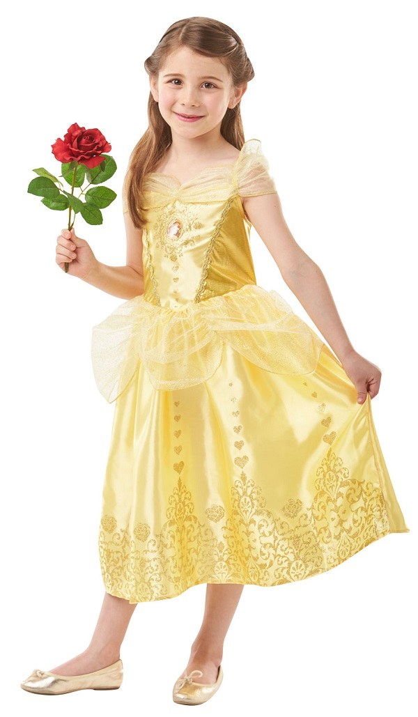 Girls' Princess Belle Costumes Princess Dress Up Halloween Costume ...