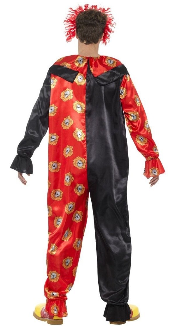 Day Of The Dead Adult Clown Costume
