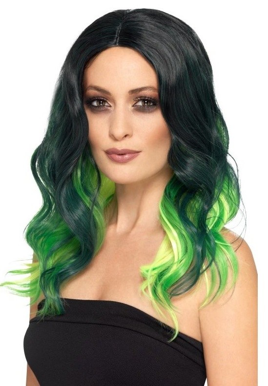 Ombre Wig Green