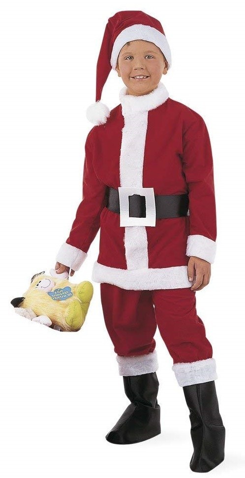 child santa claus costume