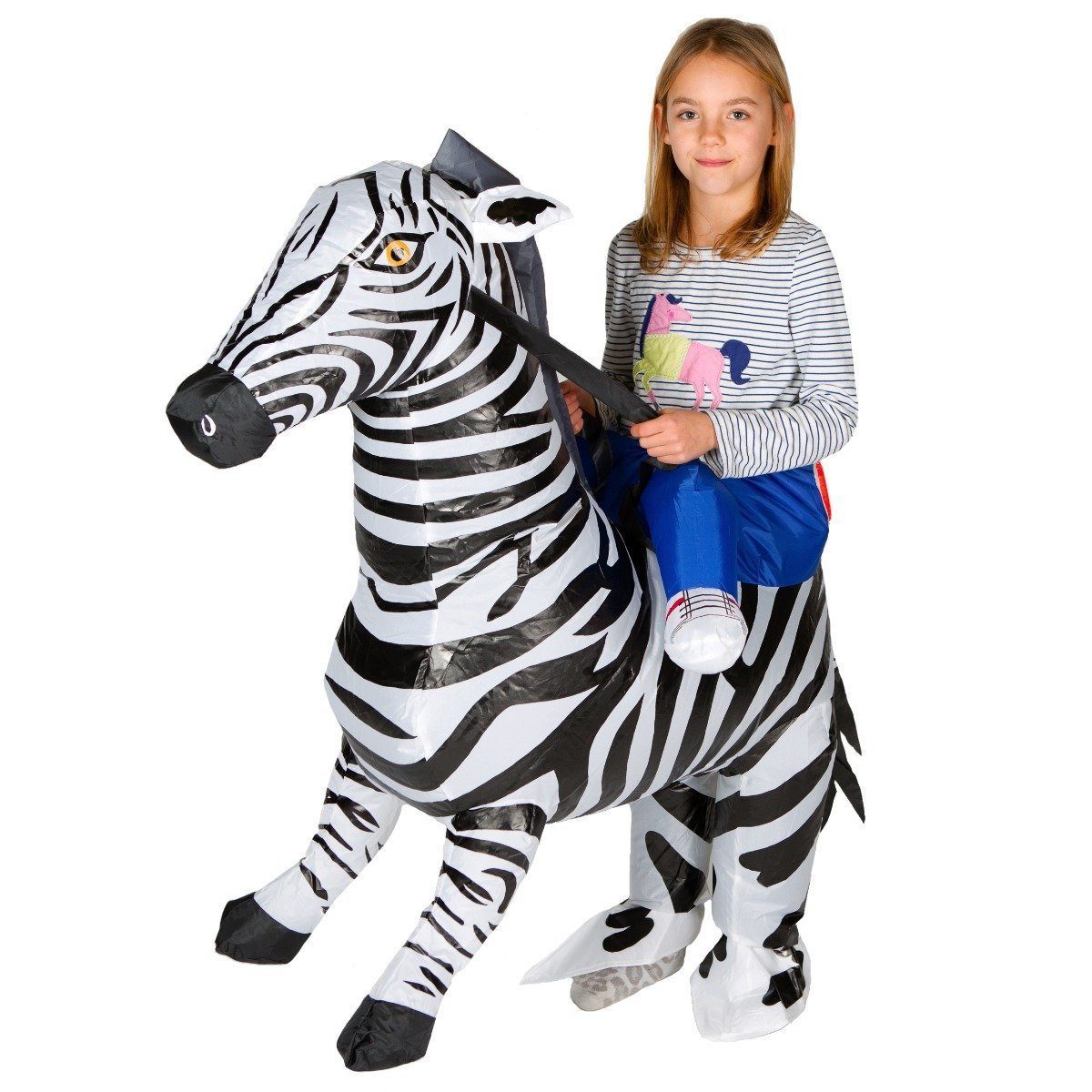 Inflatable Zebra Costume Kids