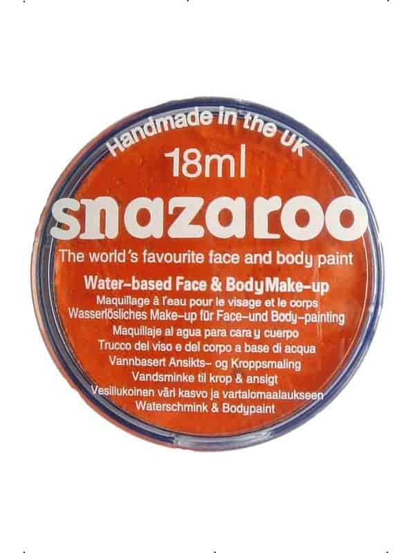 Orange Sparkle Face & Body Paint