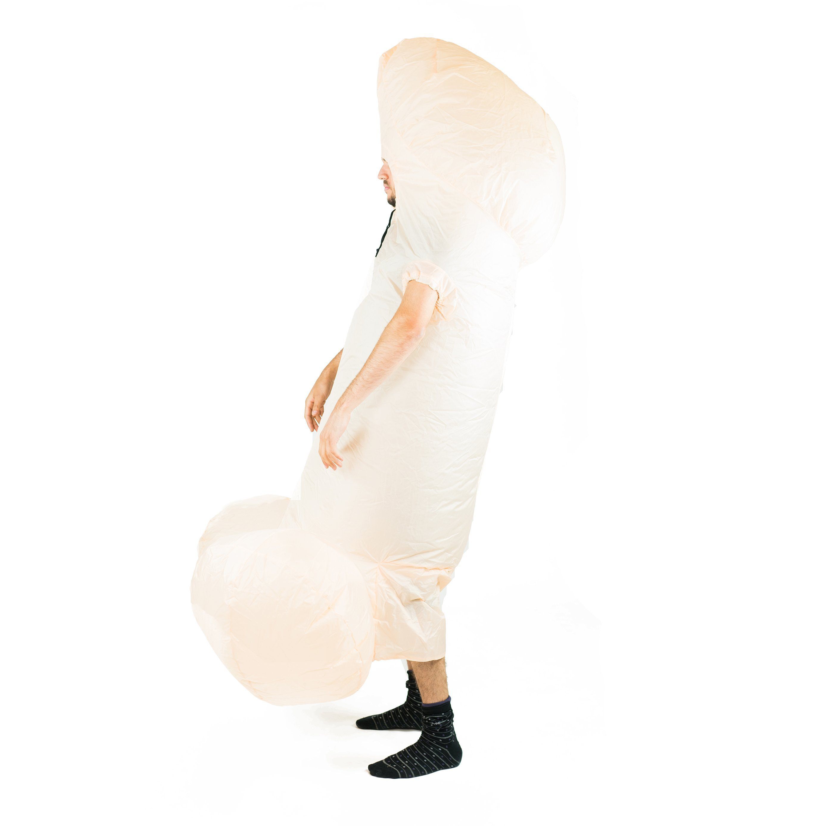Adult Inflatable White Willy Costume