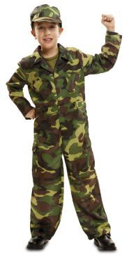 Green Army Kid Costume