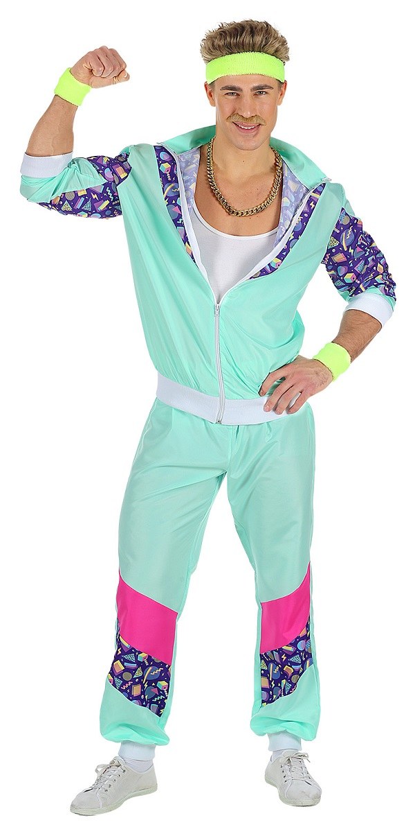 Mens 80's Shell Suit Costume