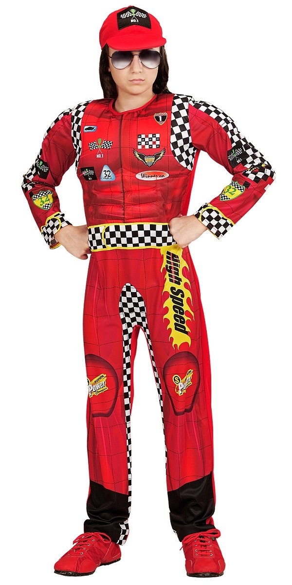 Kids Formula 1 Driver Costume