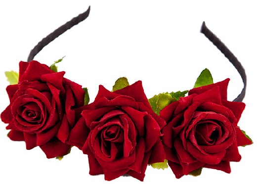 Red Roses Headband
