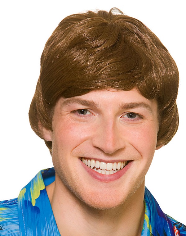Hawaii Beach Boy Wig Brown