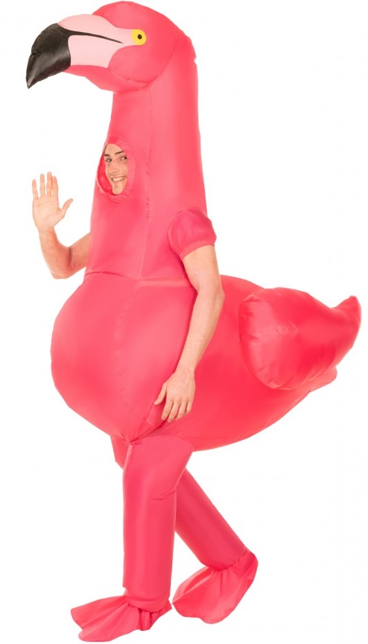Adult Giant Inflatable Flamingo Costume
