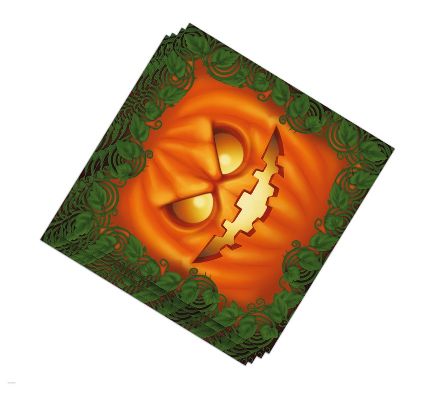 Halloween Pumpkin Napkins 10 Pack