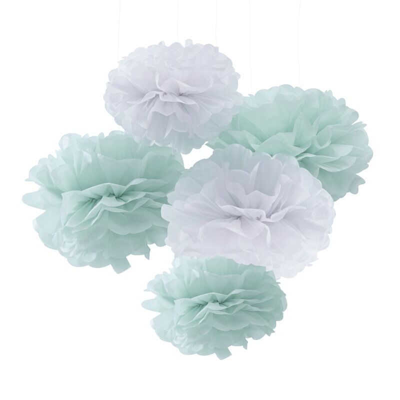 Tissue Pom Poms Decorations