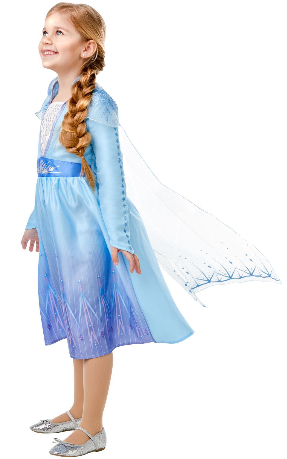Frozen 2 Elsa Ahtohallan Cave Snow Flake Queen Dress Cosplay Costume –  Cosplaysky.ca