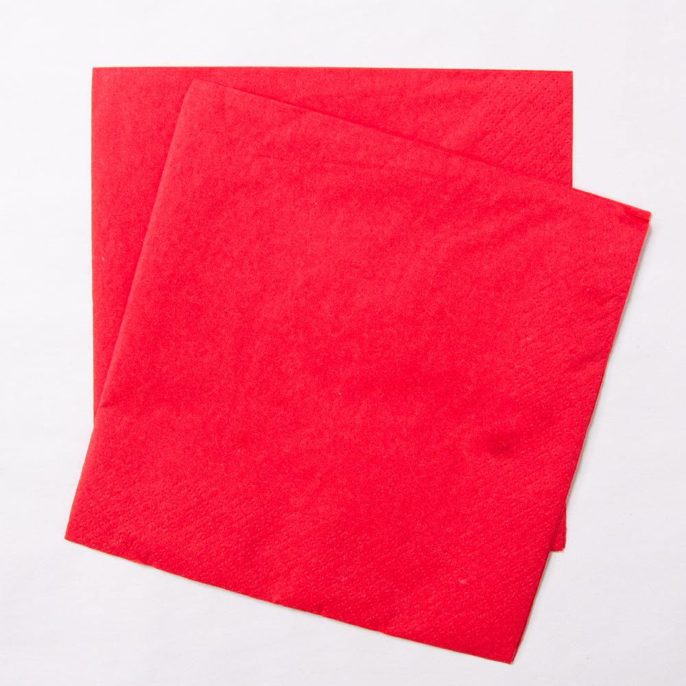 Red Napkins 20 Pack
