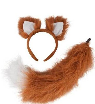 Mr fox Tail and Ears Set