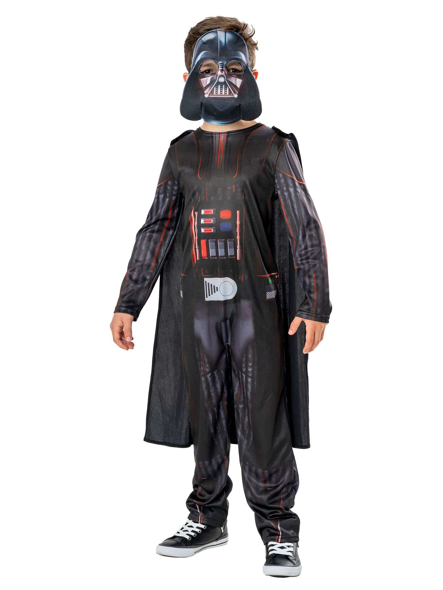Kids Star Wars Darth Vader Costume – Jumpsuit For Boys Girls, Book Week Cosplay