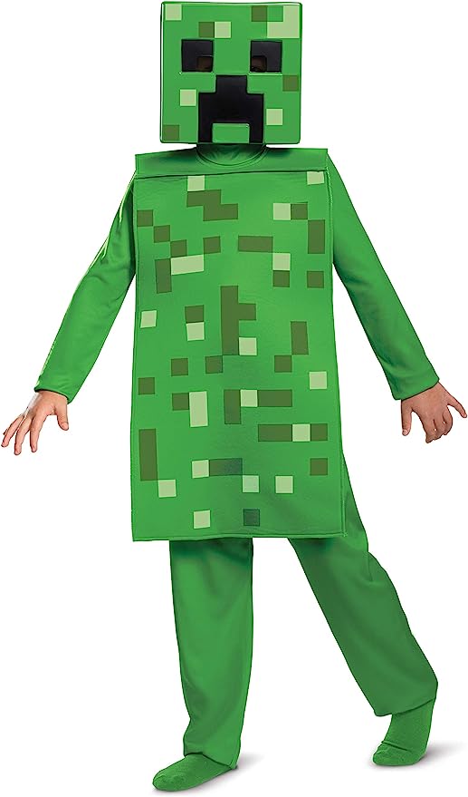 Minecraft Creeper Kids Costume