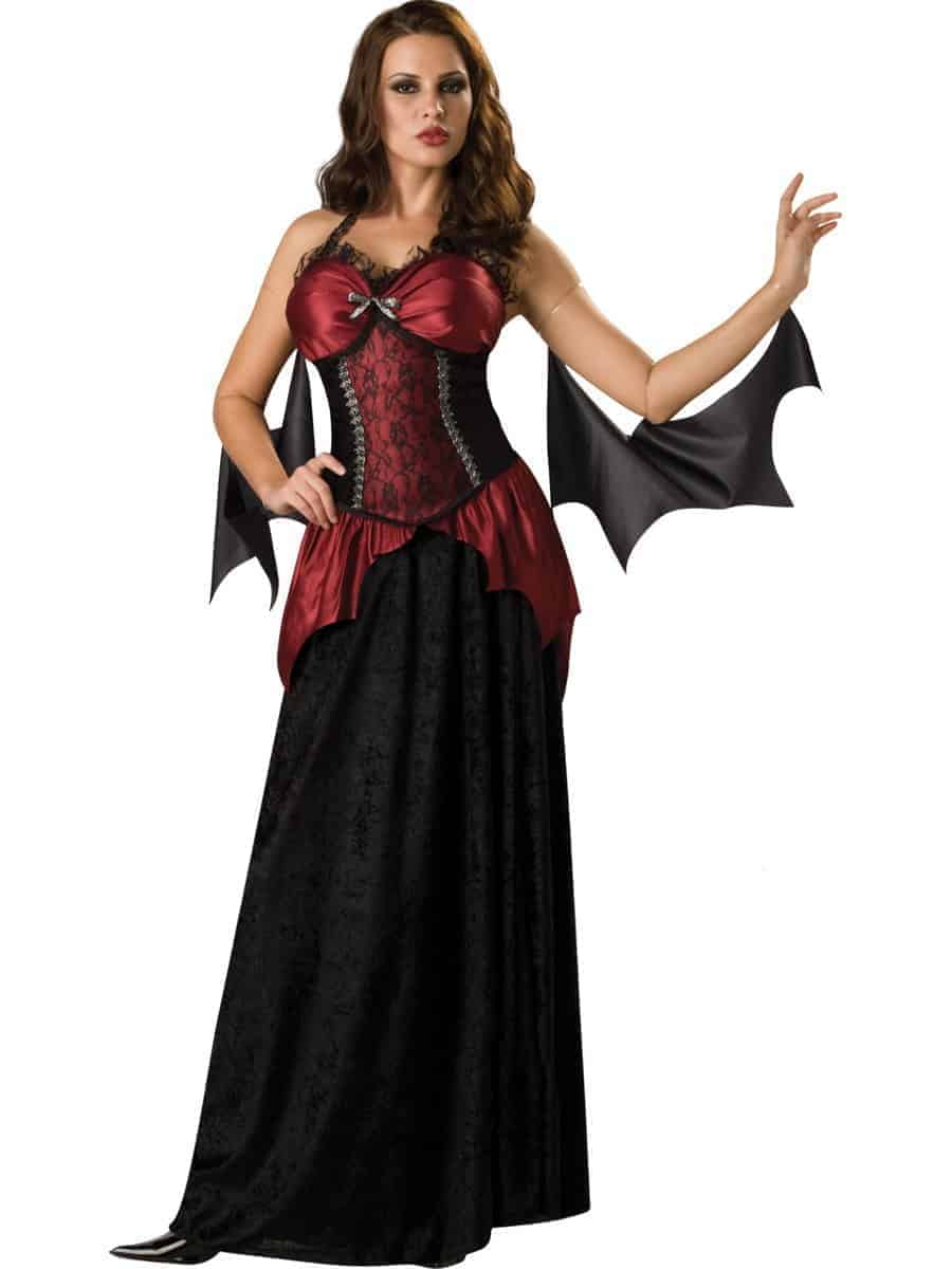 Ladies Vampire Costume - Halloween Fancy Dress
