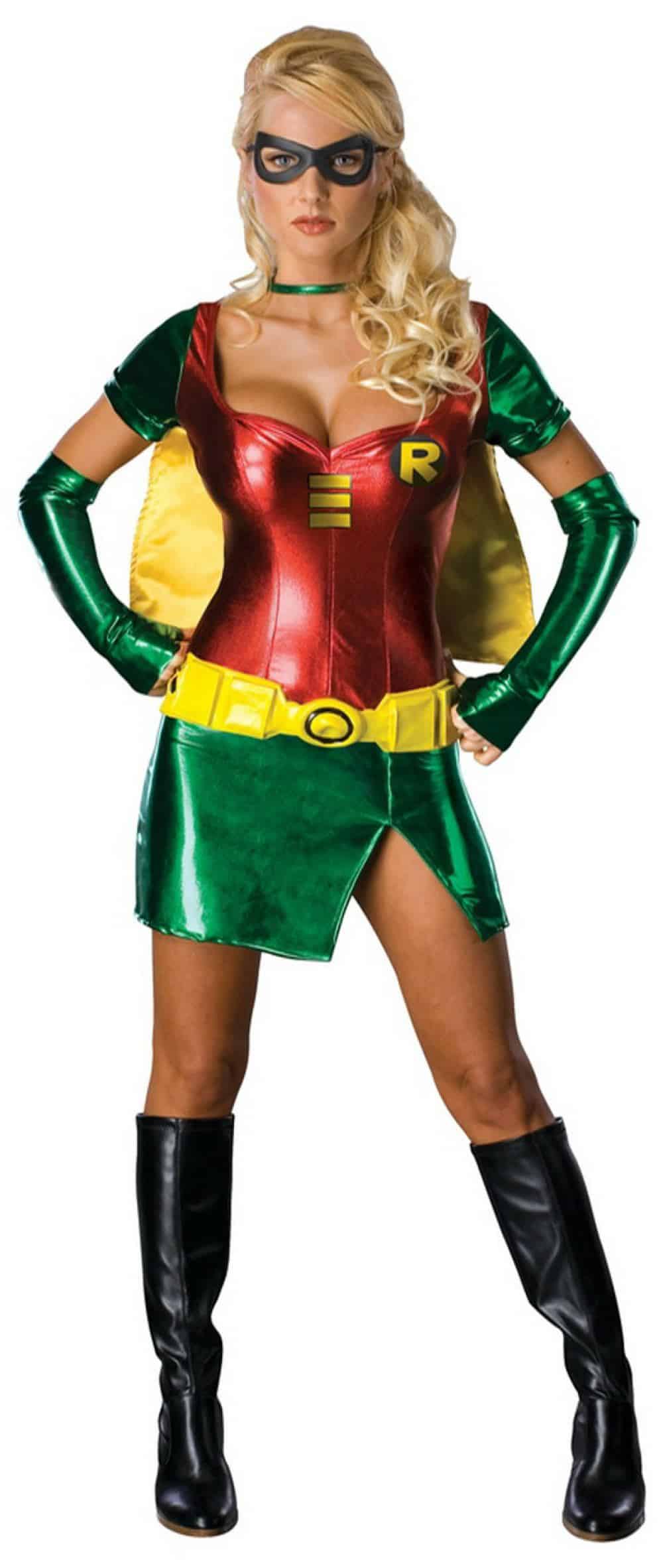 Ladies Superhero Robin Costume 