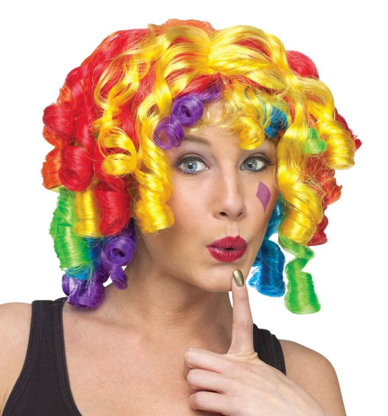 Crazy Curlz Wig Multicoloured