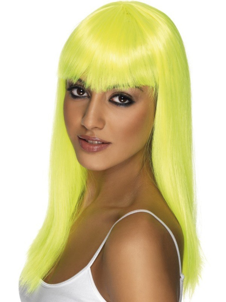 Glamourama Wig Neon Yellow