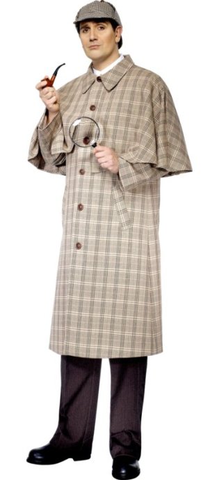 Sherlock Holmes Fancy Dress Costume Sherlock Holmes Fancy Dress Costume