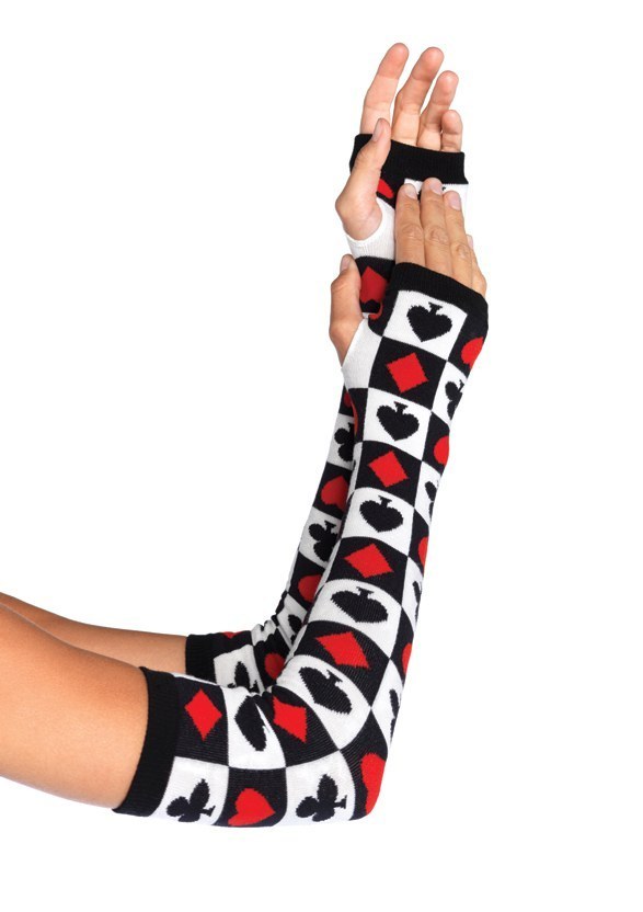 Adult Women's Acrylic Skeleton Arm Warmer main image 1