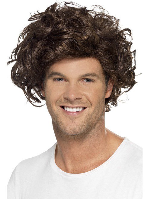 Brown Boy Band Wig