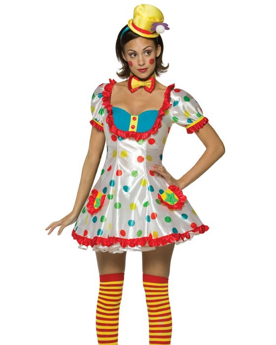 Ladies Cute Clown Costume