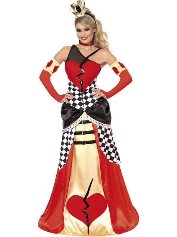 Queen Of Broken Hearts Costume Red main image 1