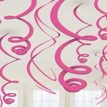 Pink Hanging Swirls Decoration