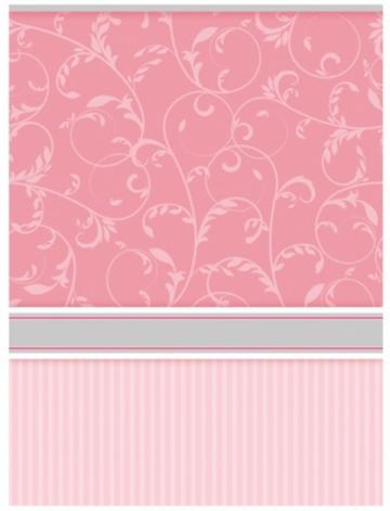 Communion Blessing Plastic Tablecover - Pink