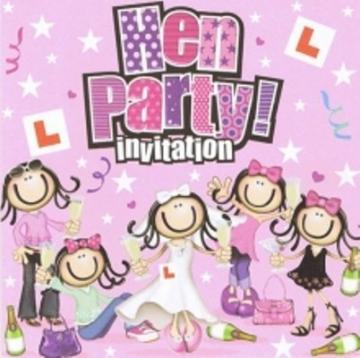 Hen Party Invitations - 6 Pack