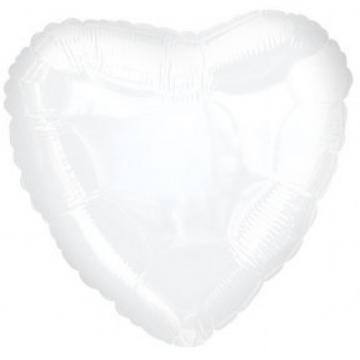 White Heart Balloon
