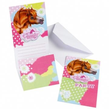 Horse Print Invitations - 6 Pack