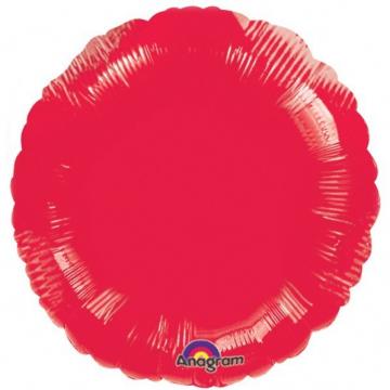 Round Red Foil Balloon - 18"